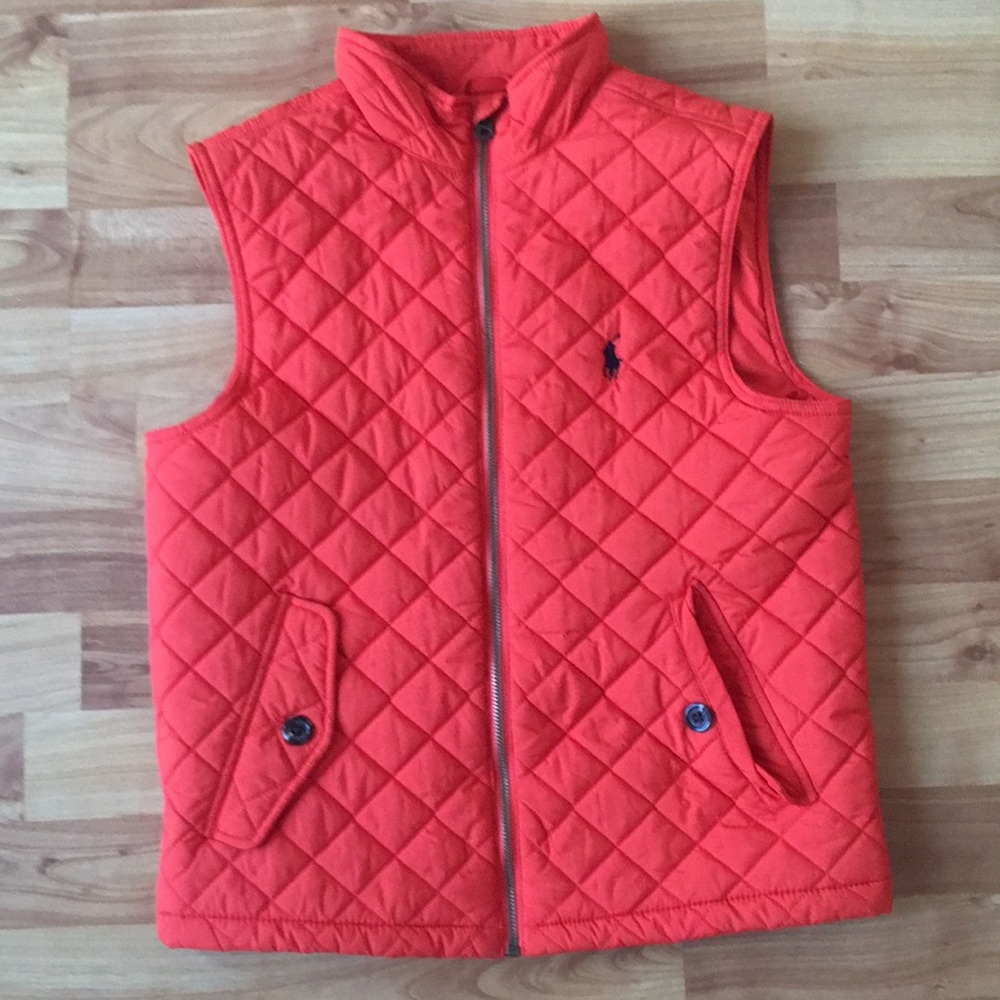Polo Ralph Lauren Quilted Vest - Orange
